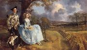 Thomas Gainsborough Mr and Mrs. Andrews china oil painting artist